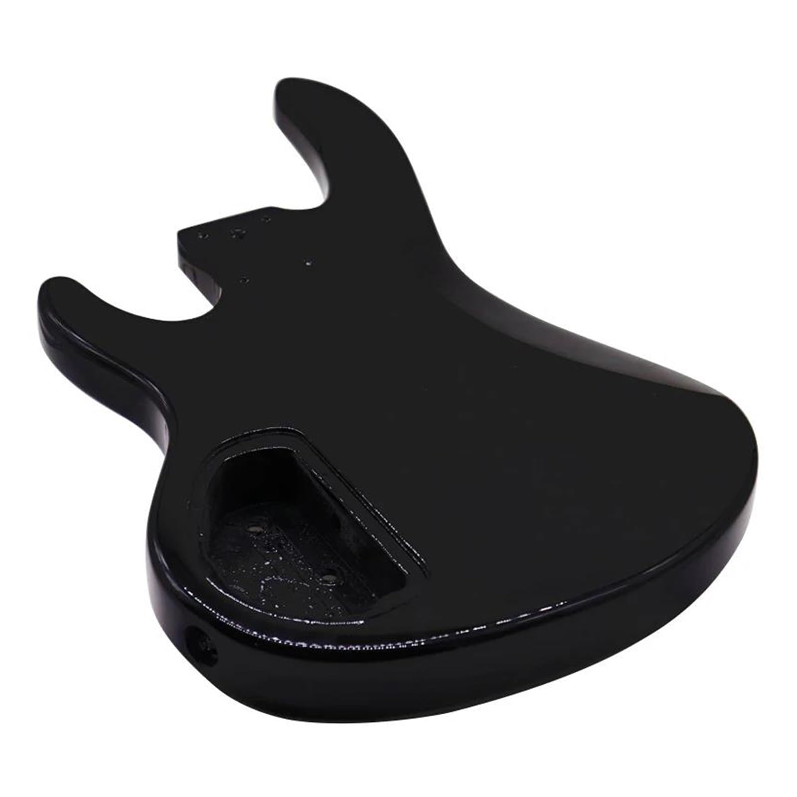 Amazon | ブラックカラーのポプラ材エレキベースギターボディ | ギター